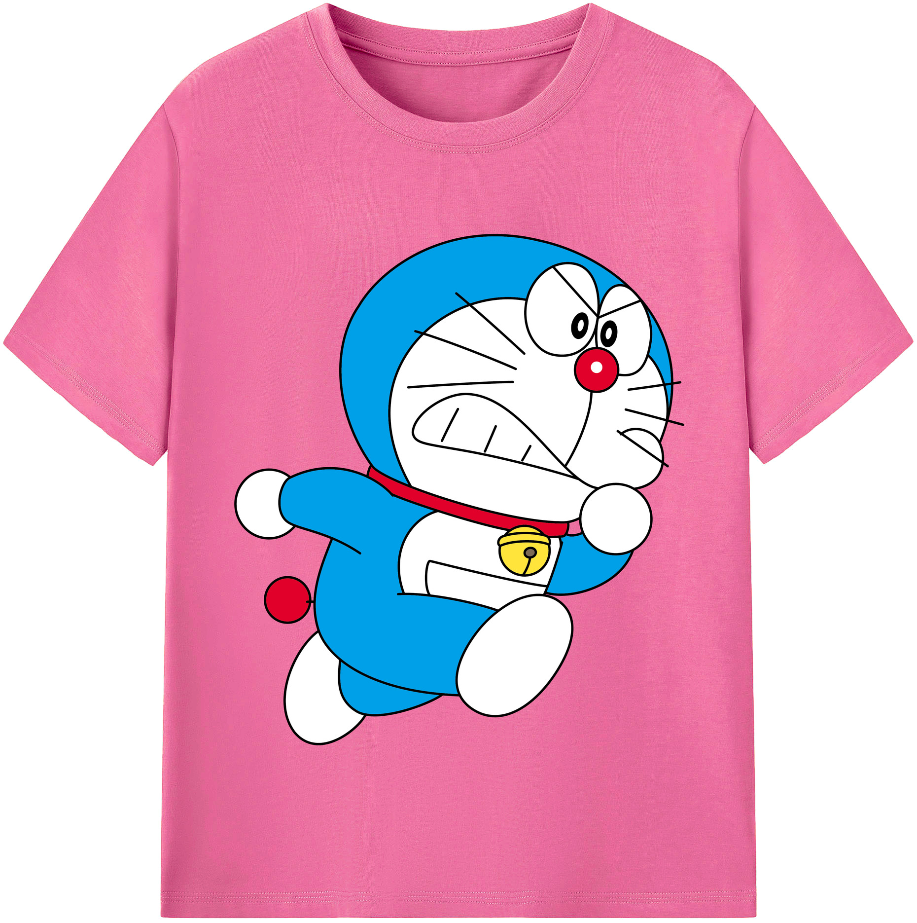 （画像用） ドラえもん Doraemon レディースカジュアルプリントTシャツ（綿100％）